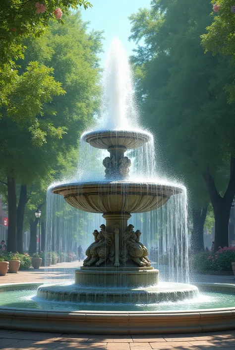 Can the fountain be in operation?