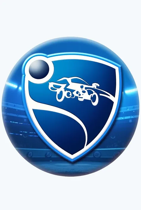 a circle logo about rocket league with octane car and blue colour blue and with name lux
Without any other text 