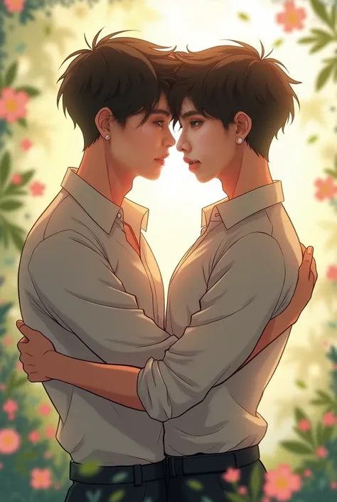 Make it like the artwork of a bl manhwa name love remedy