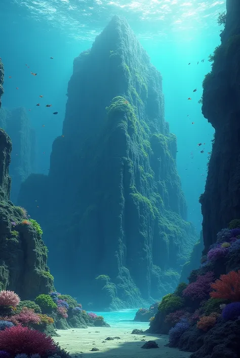 Mountain under Sea