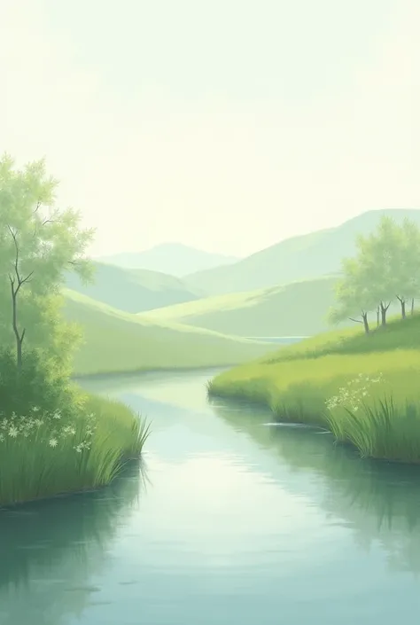 simple landscape painting
