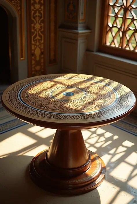 Square Table Islamic pattern Saudi Arabia 