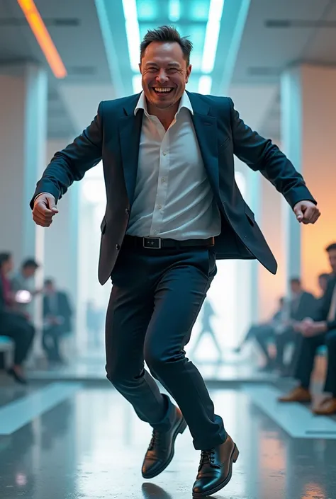 Elon musk Dancing 