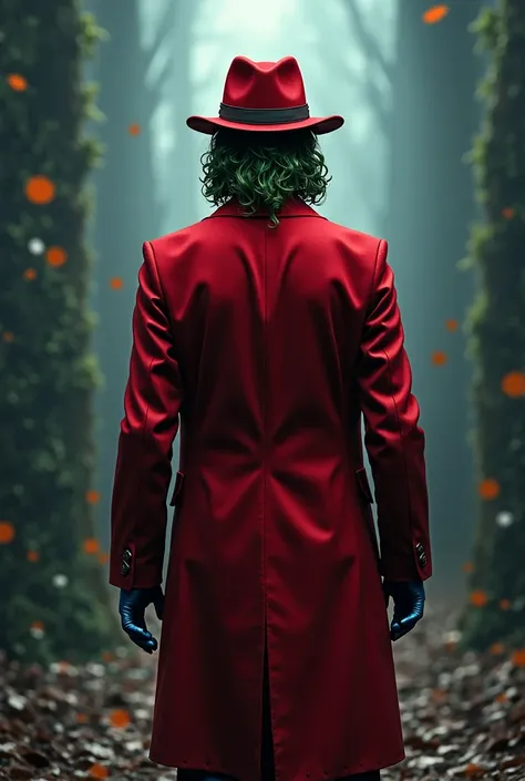 Joker jacket red hat saying goodbye to the year 2025