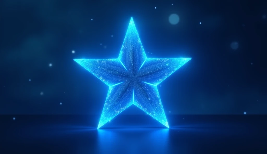 create a phone wallpaper from with the blue star from previous image