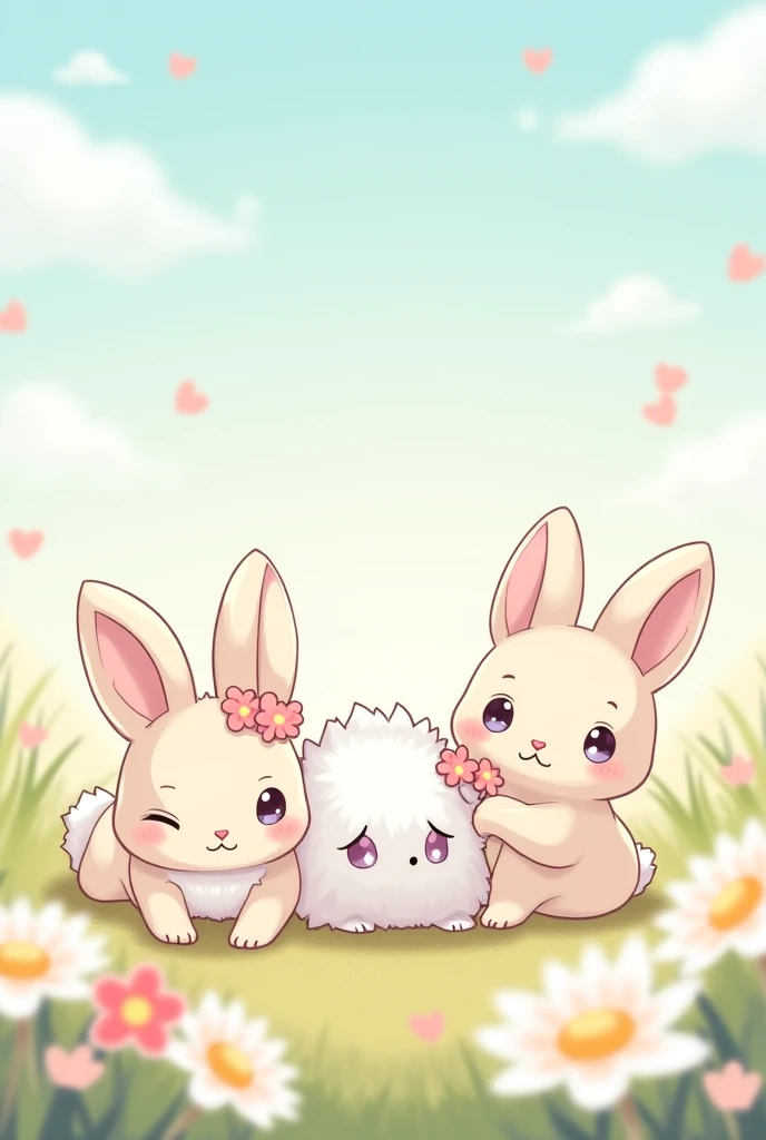 Create chibi cute anime bunnies