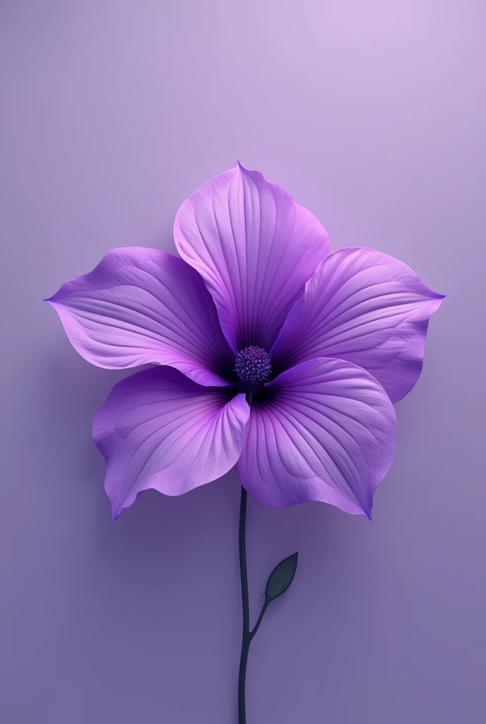 Purple flower with no background 