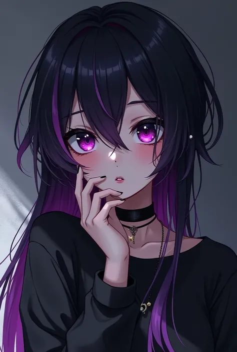 emo anime girl oc