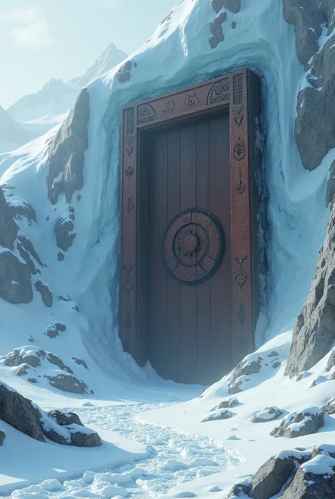 Antarctic
A large mysterious door buried in the ground
wonders
scary