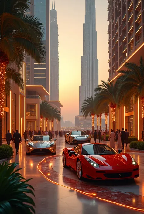 Creat a video of luxurious life in dubai 