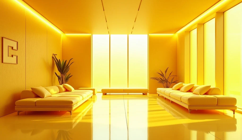 2025 yellow interior view