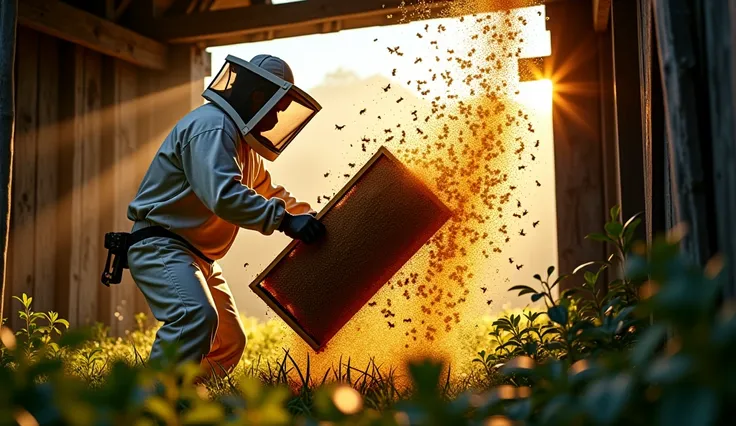 Bee hive removal