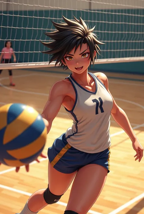 high school student
volleyball ボーイッシュ
 