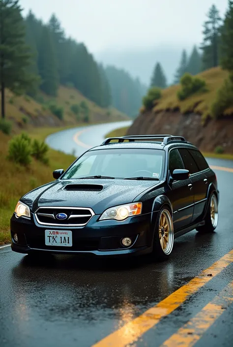 Subaru legacy IV kombi 2007r, felgi japan racing