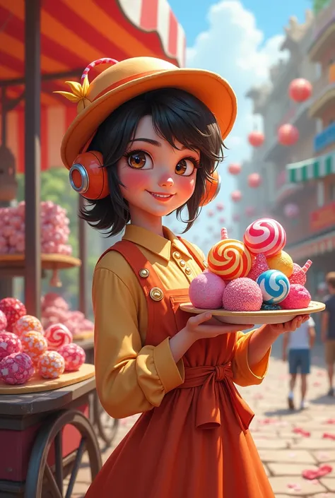 a candy seller