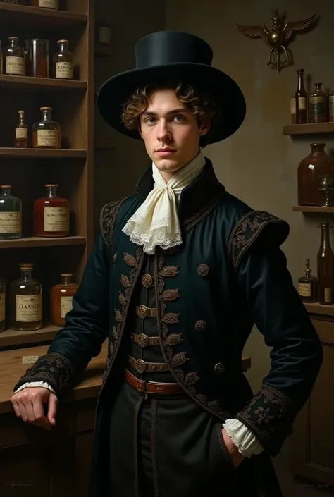 1665 London . A young pharmacist 