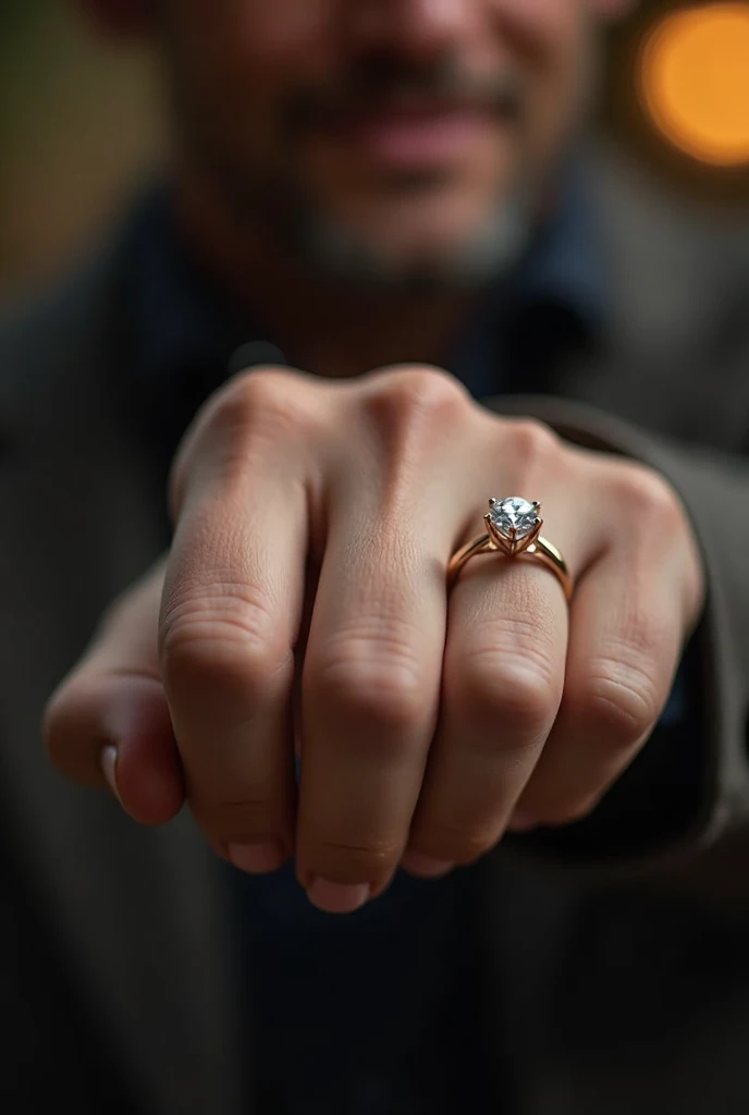 Mens engagement rings and background