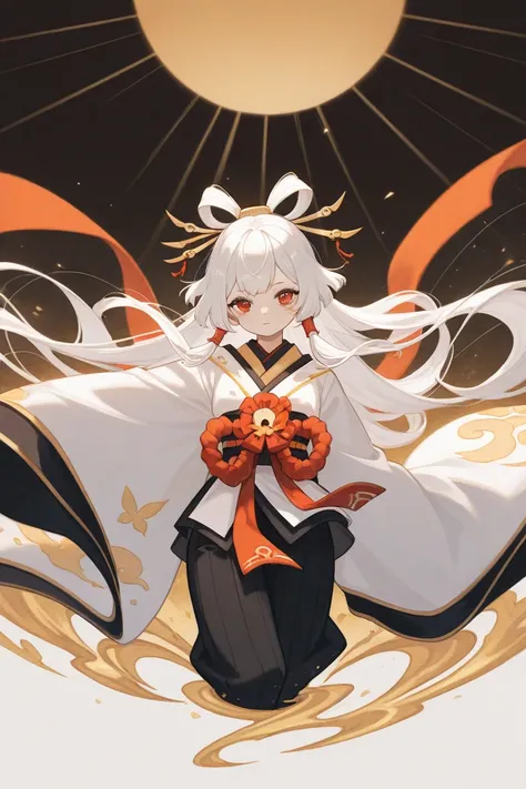 Girl with white hair Onmyoji