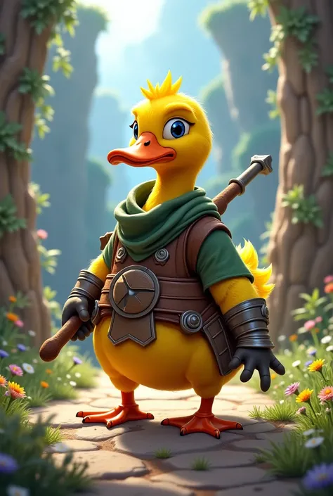 A duck mastering an RPG for a gang