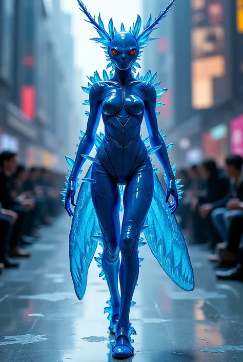 Ant-man+ blue crystal hybrid combined fashion show public 