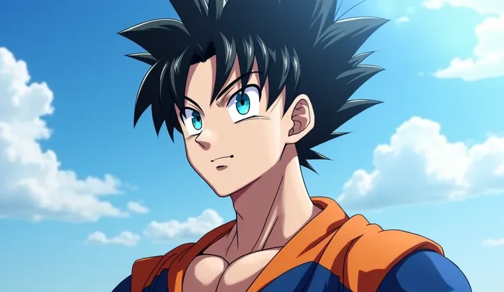 Anime Thumbnail Of A Main Character Handsome Modern Blue Eyes And Black Hairs 
Training And Showing Off His Power Like Action Anime And Beautiful Models Are Blushing After Seeing Main Character Anime Style