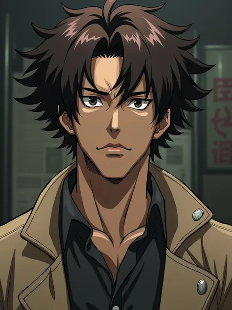 Albert is a tall Afro-Japanese male that stands slightly above average height. He is very muscular in stature, which contributes to his status as Kakeru Ryūens top and most trusted enforcer. Faça no estilo anime 