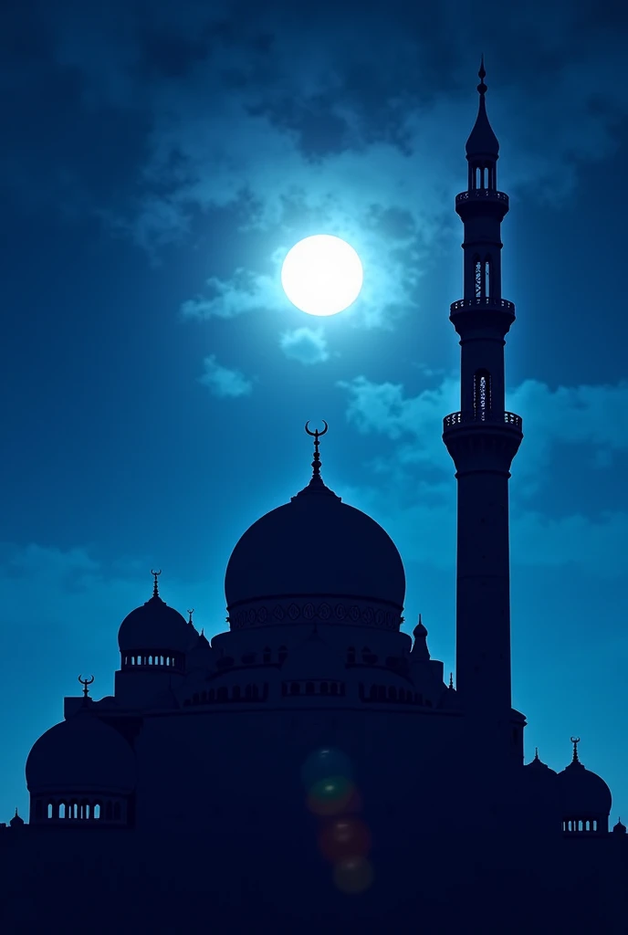 Mosque over the moon