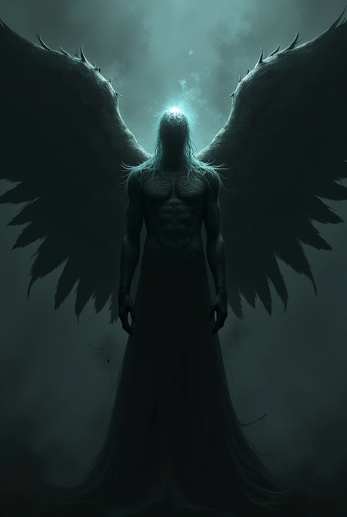 Fanart VALHALLA HEADLESS ANGEL DARK BACKGROUND