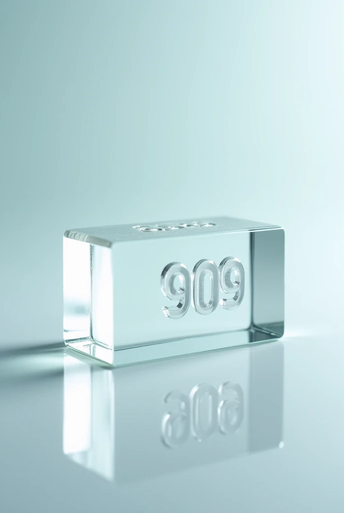 A picture of a transparent soap containing the company code