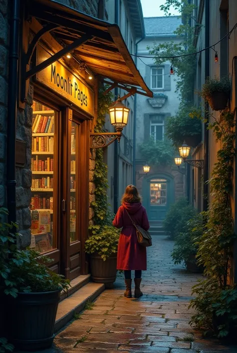 The Old Bookshop

In a quaint, forgotten alley, nestled between a vintage café and a bustling street, stood an old bookshop. Its wooden sign creaked in the gentle breeze, bearing the faded inscription "Moonlit Pages." Within its walls, a treasure trove of ...