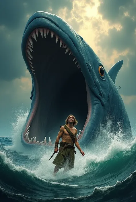 Picture to paint,  Image of Jonah and the Big Fish