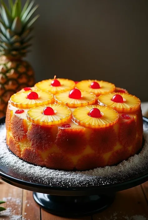 Make a pineapple upside down 