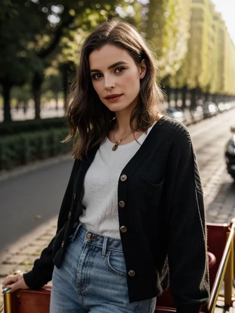 (mise au point nette: 1.2), photo (corps entier) (Appartement américain), attrayant 25 ans, dans les champs Élysées, (beau visage: 1.1),  yeux marron clair détaillés, délicieuses lèvres, (maquillage des yeux: 0.85), (medium breasts: 1.0), (corps ferme: 1.2...