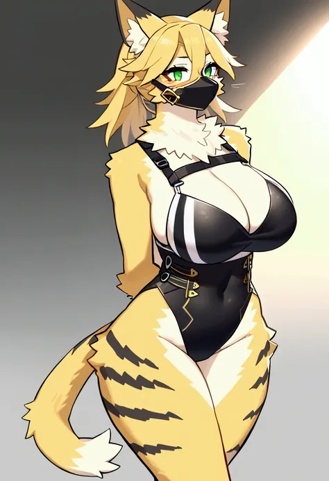 (top quality, best quality, Yamame513, High-quality illustrations, masterpiece, perfect artwork, cinematic light and shading, 16k, 1080p, uploaded on e621)(kemono, furry, anthro, alone), 1 larger female, (very detailed body, face, tail, arms, hands, legs, ...