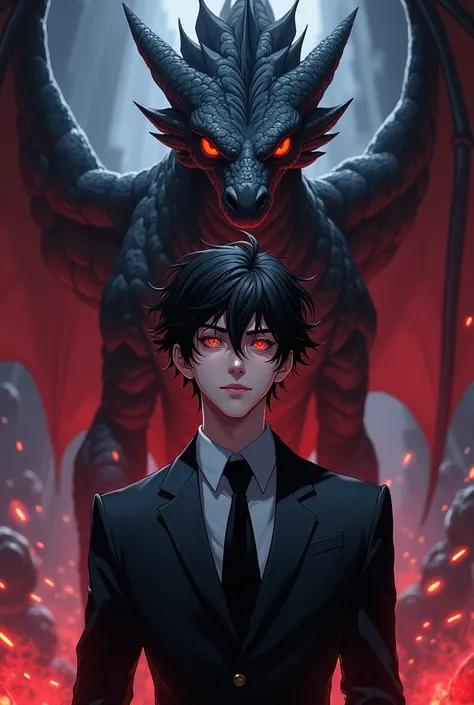 
"A detailed cover illustration for a light novel in the style of Korean manhwa art. The character in the foreground should not have a typical Korean appearance but instead represent a more Brazilian ethnicity. The man has fair skin, messy black hair, glow...