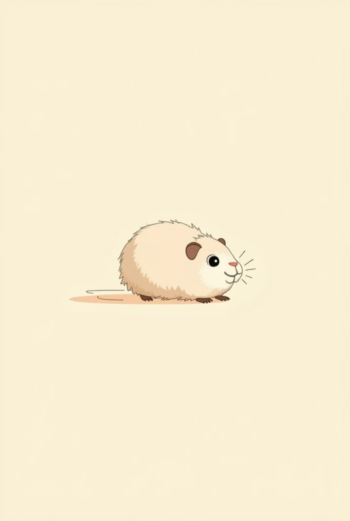 Guinea pig drawing minimal