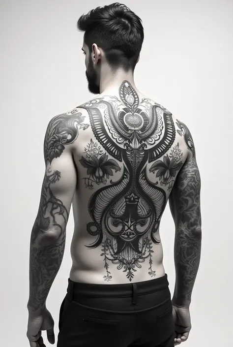 Tatouage sur le savoir, la connaissance et l’apprentissage en schéma pour homme 