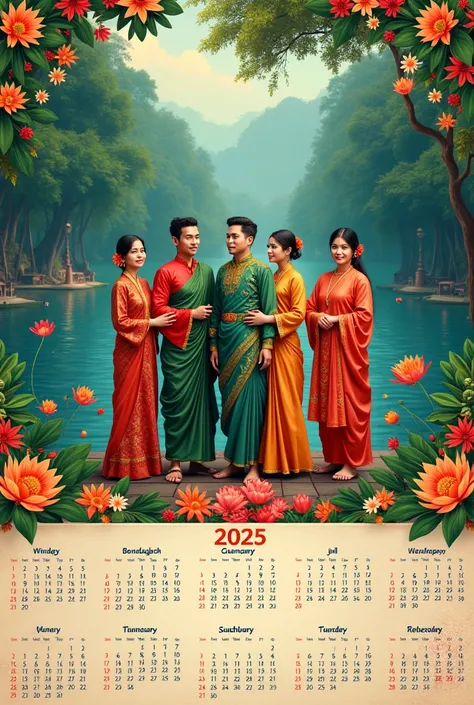 calendar 2025 bangladesh with holidays