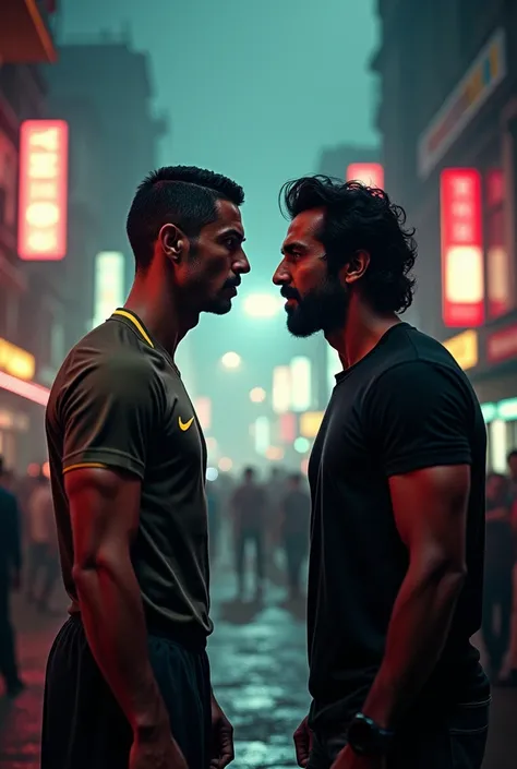 Cristiano ronaldo fighting with tovino thomas