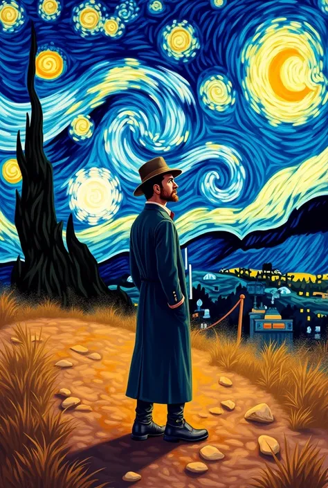 Van Gogh style drawing