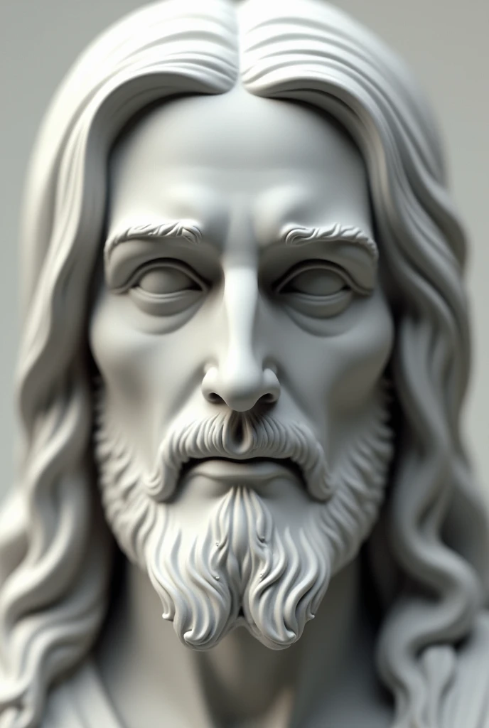 Jesus face in ultra realistic 3D 4k 