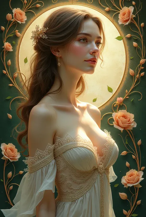 An Art Nouveau woman