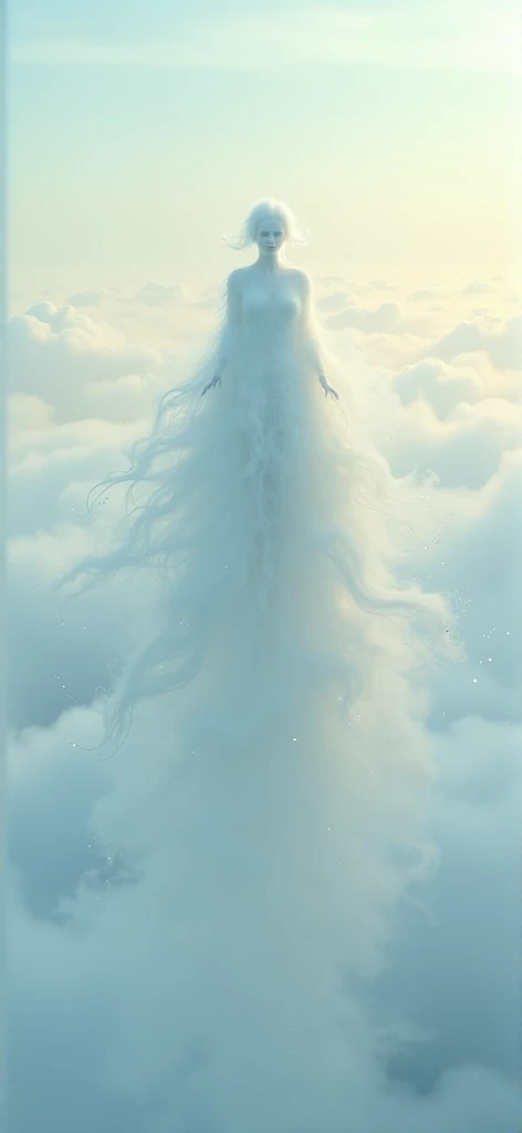 Silence々Make a character that looks like a cloud doing