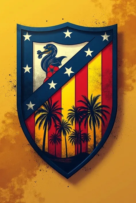 It generates the Atlético de Murcia football shield but with something characteristic of the Murcia region 