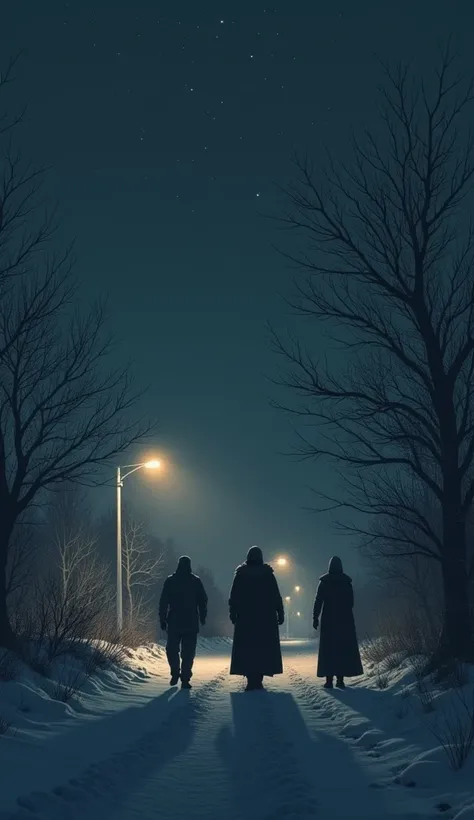  Create an image of a cold December night when the world changed forever - super realistic.