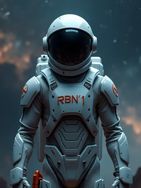 Sci Fi Astronaut with RbN1 on the suit 