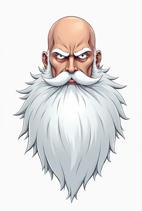 Create a white and white beard flag in Prime One Piece