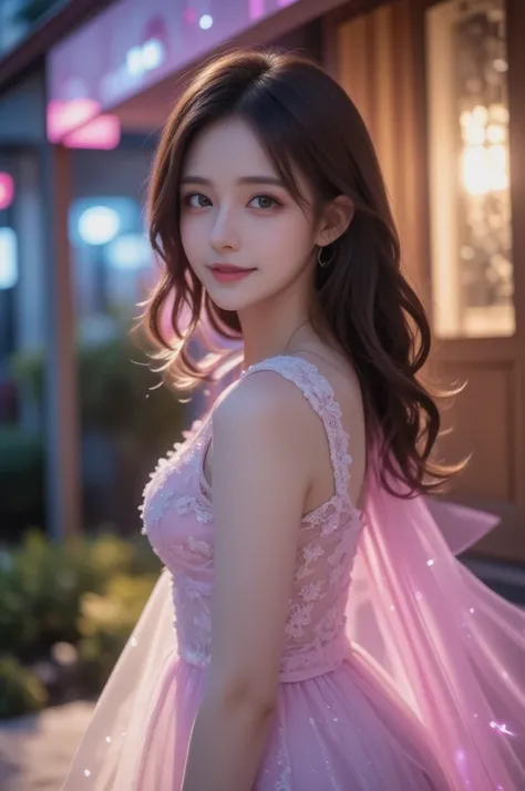  Beautiful Virtual Idols  ,  Detailed Digital Avatars  ,  Bright Holographic Figure , Clear Sparkling Skin  ,  detailed facial features , Cute smile , Delicate expression,  Long Flowing Hair ,  elegant pose  ,  Surreal Futuristic Environments  ,  Polygonal...