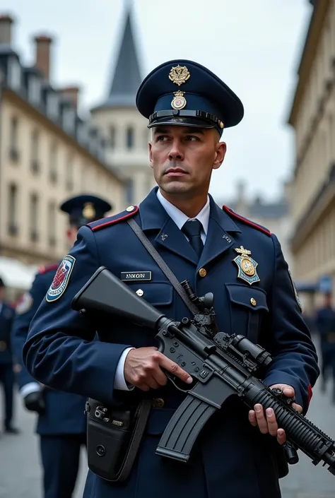 A photo of the real Gendarmerie Nationale 