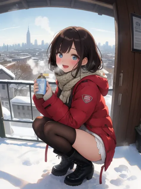 score_9, score_8_ up, score_7_ up, score_6_ up, score_5_ up, score_4_ up,ANIME BREAK ，nsfw，masterpiece， top quality , (nsfw, Censorship off )， fisheye lens，cute petite young sow trained mother， girl ， warm scarf ， Down Jacket， knitted dress，tights， boots， ...